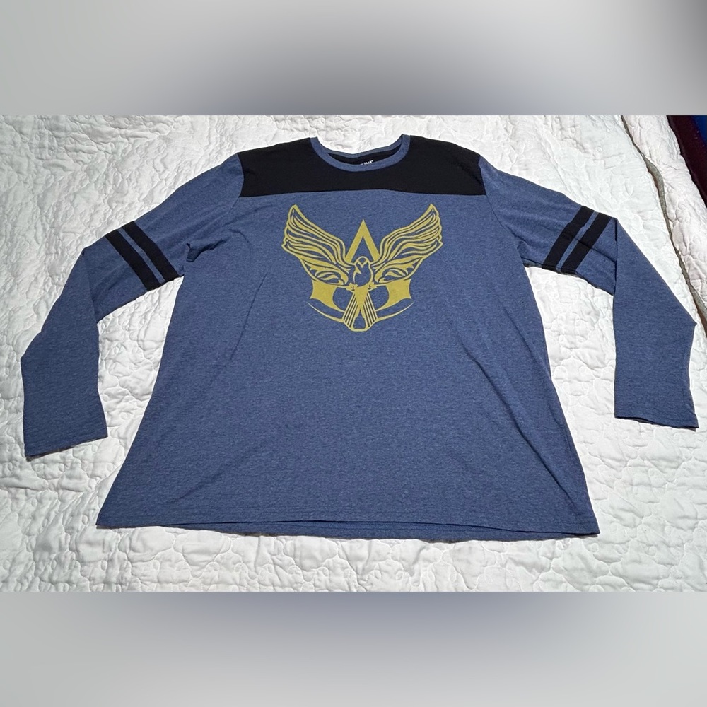 Men’s Size 2xl Assassin’s Creed IV Black Flag Long Sleeve Loot Crate Shirt